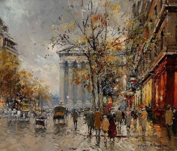 AB rue Royal Madeleine 5 パリジャン Oil Paintings